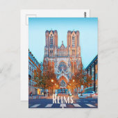 Carte Postale Reims Photo Vintage  (Devant / Derrière)