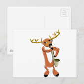 Carte Postale Reindeer Jazz (Devant / Derrière)