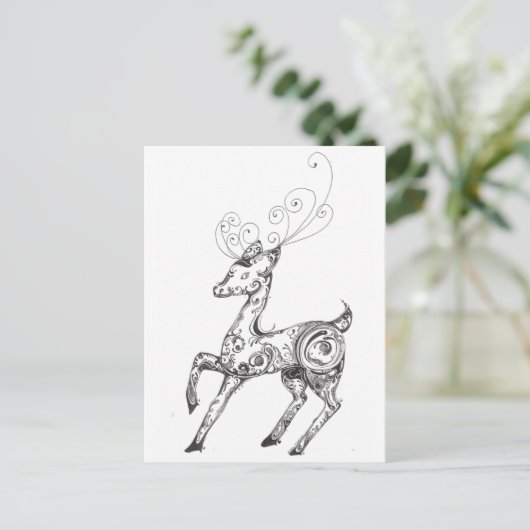 Carte Postale Reinder (Debout devant)