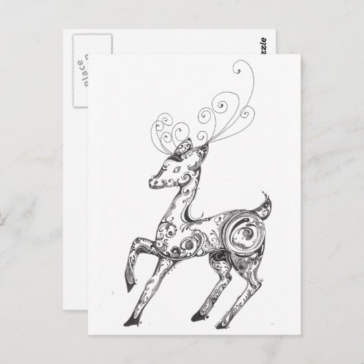 Carte Postale Reinder (Devant / Derrière)