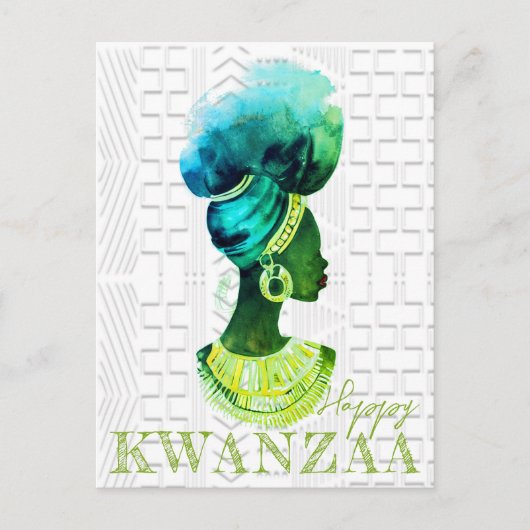 Carte Postale Reine africaine (Devant)