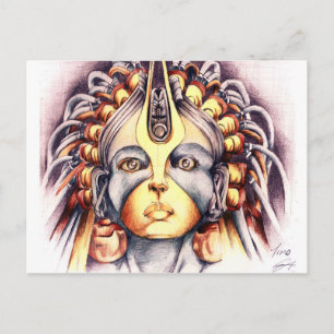 Carte Postale Reine africaine