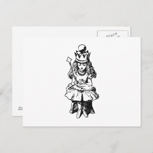 Carte Postale Reine Alice (Devant / Derrière)