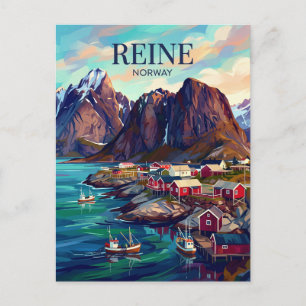 Carte Postale Reine aux Lofoten Norvège