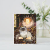Carte Postale Reine - chat himalayen 7 (Debout devant)