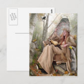 Carte postale Reine d'automne (Devant / Derrière)