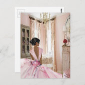 Carte Postale Reine de beauté (Devant / Derrière)