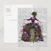 Carte Postale Reine de la Maison des papillons (Devant / Derrière)