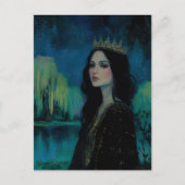 Carte Postale Reine de la nuit à l'étang Willow (Devant)