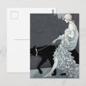 Carte Postale "Reine de la nuit" par Marjorie Miller (Devant / Derrière)