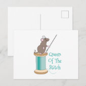 Carte Postale Reine de la Stitch (Devant / Derrière)