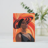 CARTE POSTALE REINE DE L'ÉTÉ #1 (Debout devant)