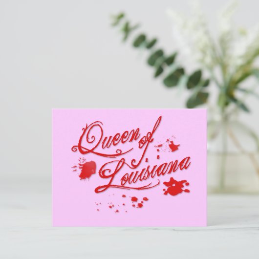 Carte Postale Reine de Louisiane (Debout devant)
