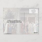 Carte Postale Reine De Sheba Par Piero Della Francesca (Dos)