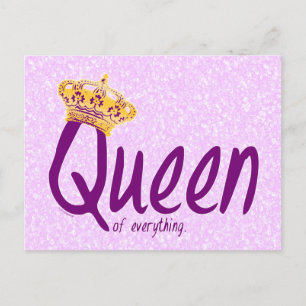 Carte Postale Reine de tout [carte postale]