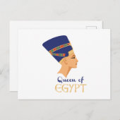 Carte Postale Reine D'Égypte (Devant / Derrière)