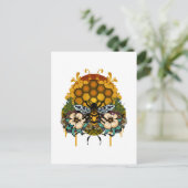 Carte Postale Reine des abeilles (Debout devant)