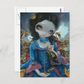 Carte postale "Reine des abeilles" (Devant / Derrière)