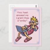 Carte Postale Reine des Amis (Devant / Derrière)