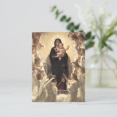 Carte Postale Reine des Anges Regina Angelorum par Bouguereau (Debout devant)
