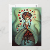 Carte Postale Reine des Coeurs (Devant / Derrière)