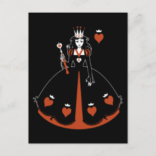 Carte Postale Reine des Coeurs