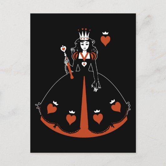 Carte Postale Reine des Coeurs (Devant)