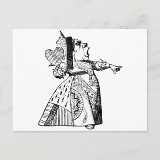 Carte Postale Reine des Coeurs - Éteins la tête !