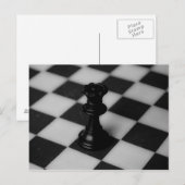 Carte Postale Reine des échecs (Devant / Derrière)