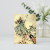Carte Postale « Reine des fées » par Arthur Rackham (Debout devant)