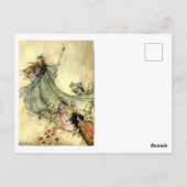 Carte Postale « Reine des fées » par Arthur Rackham (Dos)