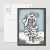 Carte postale Reine des neiges (Devant / Derrière)