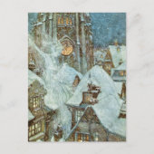 Carte Postale Reine des neiges vintage Edmund Dulac (Devant)