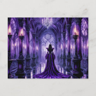 Carte Postale Reine des vampires mystiques dans la salle du chât