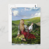 Carte postale Reine d'été (Devant / Derrière)