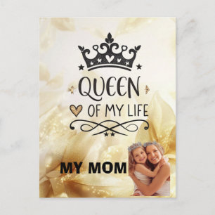 Carte Postale Reine Élégante de ma Vie - ma maman