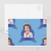 Carte Postale reine elizabeth 2 (Devant / Derrière)