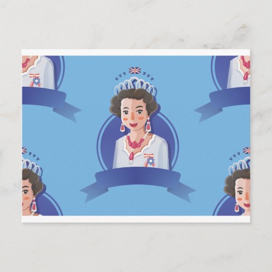 Carte Postale reine elizabeth 2 (Devant)