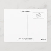 Carte Postale Reine Elizabeth I (Dos)