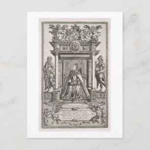 Carte Postale Reine Elizabeth I (1533-1603) en tant que Mécène d
