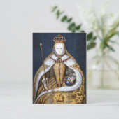 Carte Postale Reine Elizabeth I : Couronnement (Debout devant)