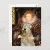 Carte Postale Reine Elizabeth I - Wheaten Terrier (Devant / Derrière)