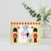 Carte Postale Reine Elizabeth II d'Angleterre 90e anniversaire (Debout devant)