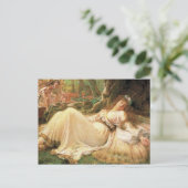 Carte postale Reine Féerie couchage vintage (Debout devant)