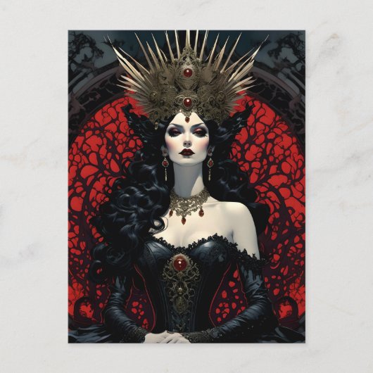 Carte Postale Reine gothique (Devant)