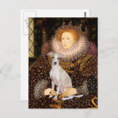 Carte Postale Reine - Italien Greyhound 7 (Devant / Derrière)