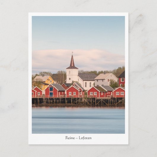 Carte Postale Reine Lofoten Norvège (Devant)