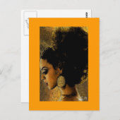 CARTE POSTALE REINE OCHUN DE LIZ LOZ (Devant / Derrière)