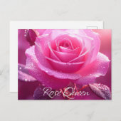Carte Postale Reine rose (édition rose) (Devant / Derrière)
