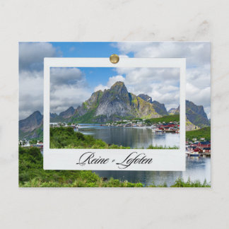 Carte Postale Reine sur les Lofoten